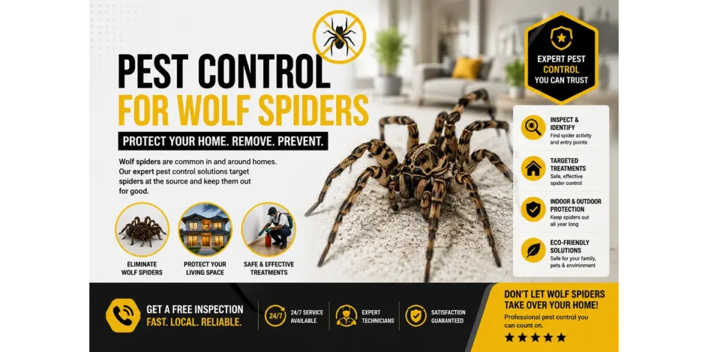 pest control for wolf spiders